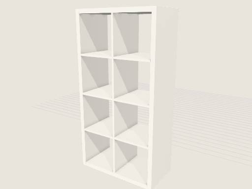 Modular cube storage shelf — 3D model designed in Prompt2CAD